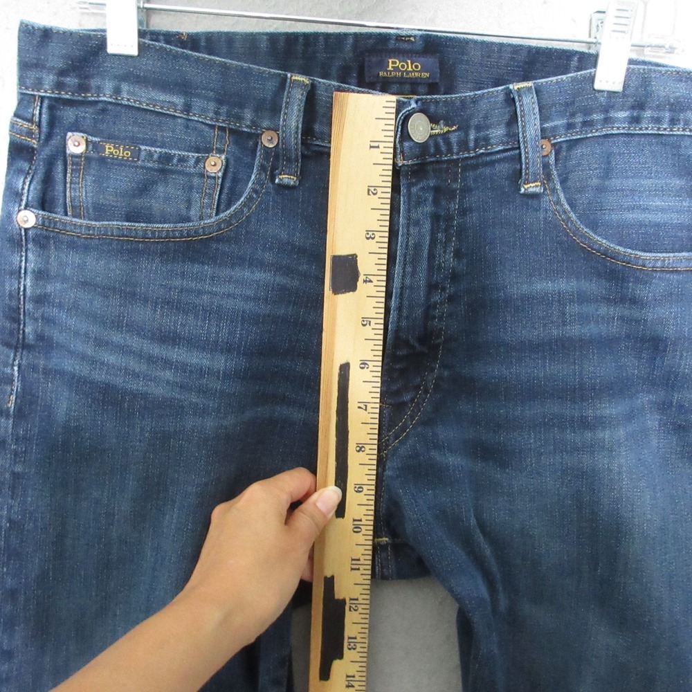 Polo Ralph Lauren Jeans Men 34 30 Varick Slim Straight Americana Classic Preppy - Picture 6 of 11